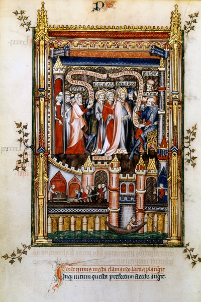 Larcia beschuldigt St. Denis, 1317 von Unbekannt