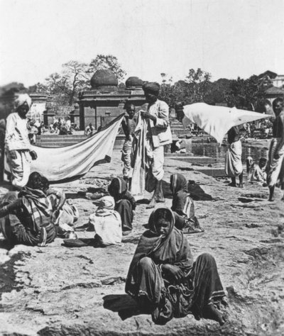 Wäscherei, Indien, ca. 1927-1929 von Unbekannt