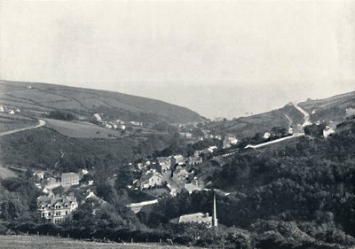 Laxey - Gesamtansicht, 1895 von Unbekannt