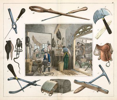 Leder, Haut & Pelzindustrie Der Sattler von Unbekannt