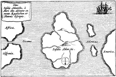 Legendäre Insel Atlantis von Unbekannt