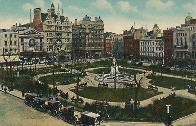 Leicester Square, London, um 1900er von Unbekannt