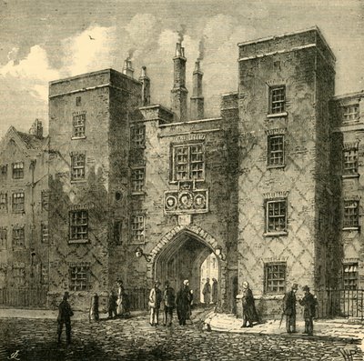 Lincolns Inn Gate, Chancery Lane, 1881 von Unbekannt