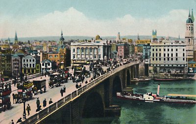 London Bridge, um 1900er von Unbekannt