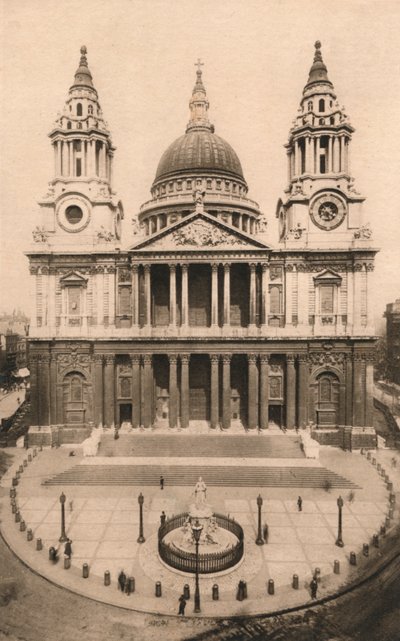 London, St. Pauls Kathedrale, 1924, um 1900-1930 von Unbekannt