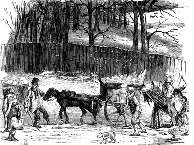 Londoner Eiskarren, 1850 von Unbekannt