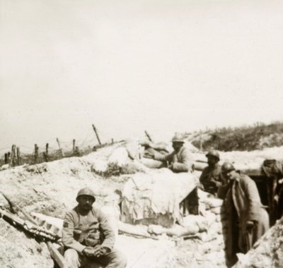 Aussichtsposten, Massiges, Nordfrankreich, ca. 1914-1918 von Unbekannt