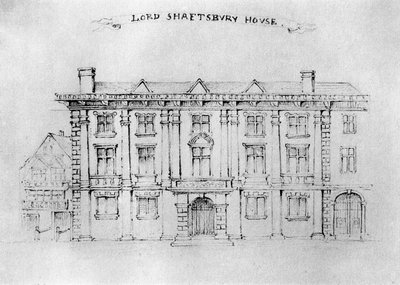 Lord Shaftbury House, Aldersgate Street, 1908 von Unbekannt