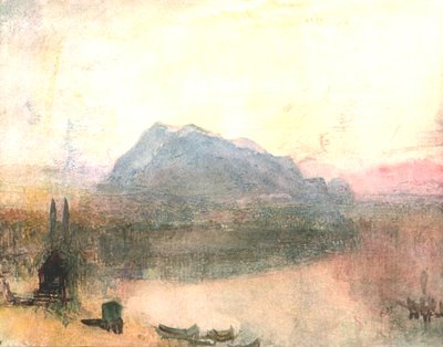 Luzern und der Rigi: Frühe Morgendämmerung, um 1840er, um 1900 von Unbekannt