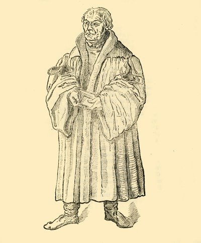 Luther predigt, um 1500-1520, 1890 von Unbekannt
