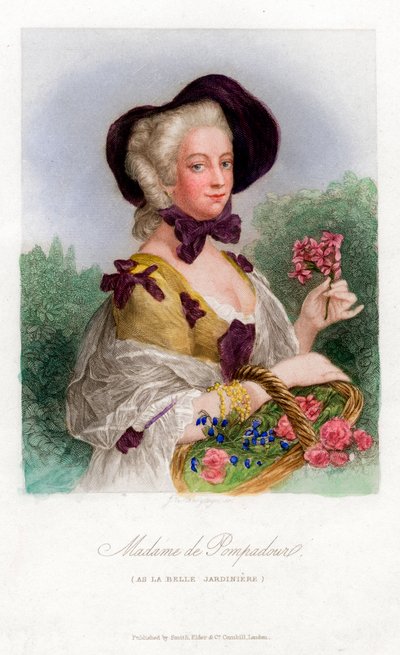 Madame de Pompadour, um 1740-1800 von Unbekannt