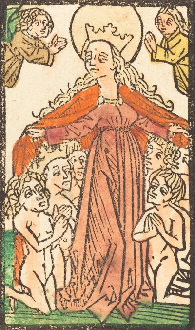 Madonna als Beschützerin von Unbekannt