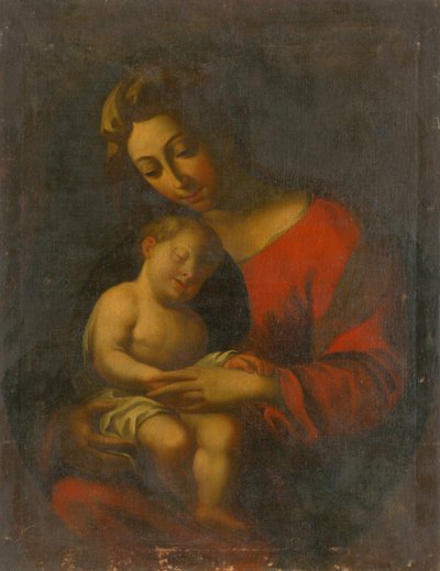 Madonna mit schlafendem Jesus von Unbekannt