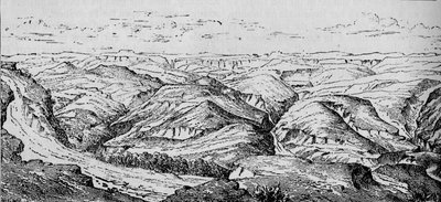 Magdala und das Tal des Bashilo, ca. 1880 von Unbekannt