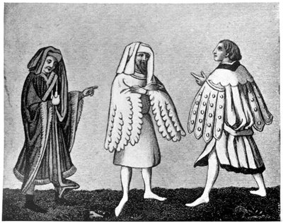 Männerkleidung, 14. Jahrhundert, 1910 von Unbekannt