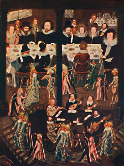 Hochzeitsfest von Sir Henry Unton, ca. 1596, 1903 von Unbekannt