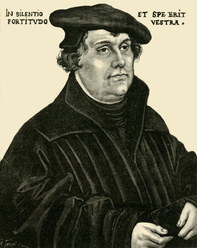 Martin Luther, um 1520-1530, 1890 von Unbekannt