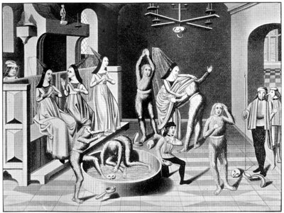 Maskerade von Karl VI. von Frankreich, ca. 1480, 1910 von Unbekannt