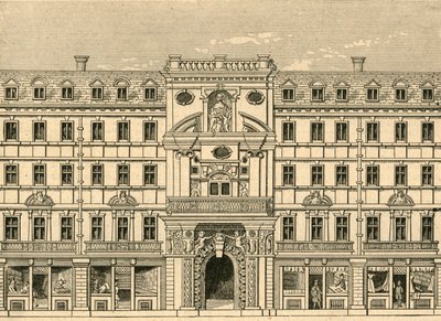 Mercers Chapel, wiederaufgebaut nach dem Brand, 1897 von Unbekannt