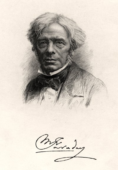 Michael Faraday, britischer Physiker und Chemiker, 1931 von Unbekannt