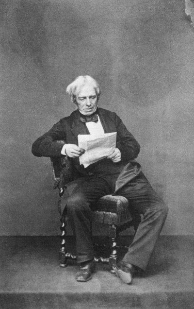 Michael Faraday, britischer Physiker und Chemiker, ca. 1850-1867 von Unbekannt