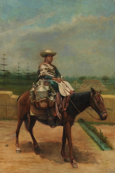 Milchfrau, ca. 1890-1892 von Unbekannt