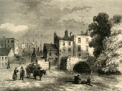 Mühlenteichbrücke, 1826, ca. 1878 von Unbekannt