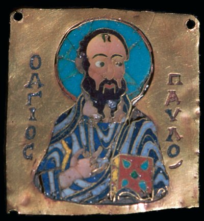Miniaturdarstellung des Heiligen Paulus, 10. Jahrhundert von Unbekannt