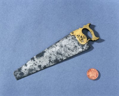 Modell einer Schreinersäge, ca. 1816 von Unbekannt