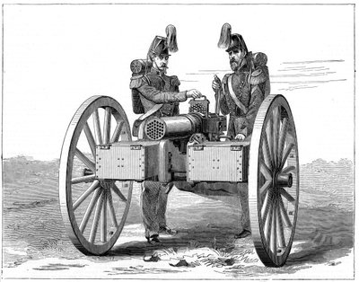 Montigny Mitrailleuse, 1870 von Unbekannt