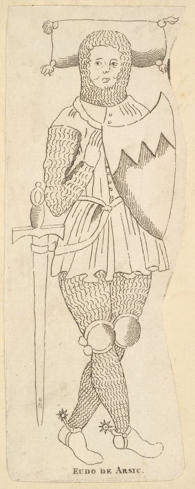 Denkmal von Eudo de Arsie, ca. 1790 von Unbekannt
