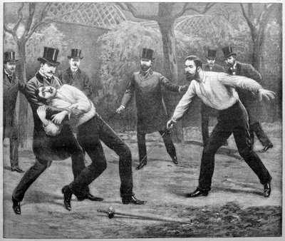 Mortalduell auf der Grande Jatte, 1903 von Unbekannt
