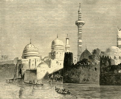 Mosul, Hauptstadt von Al-Jezireh Mesopotamien, 1890 von Unbekannt