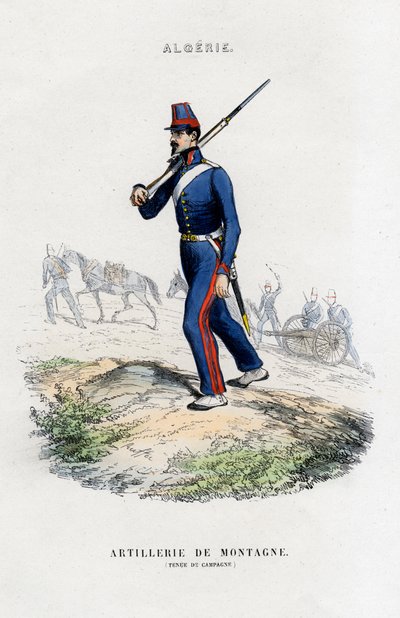 Gebirgsartillerie, Französische Armee in Algerien von Unbekannt
