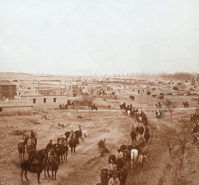 Berittene Soldaten, Somme-Tourbe, Nordfrankreich, ca. 1914-ca. 1918 von Unbekannt