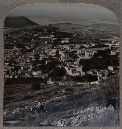 Nazareth und der Berg der Präzipitation von Unbekannt