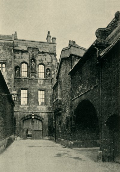 New College Gate und Lane, 1902 von Unbekannt