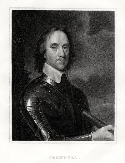 Oliver Cromwell, 1860 von Unbekannt