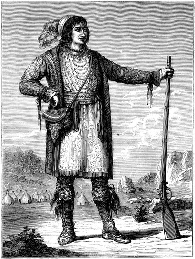 Osceola, Häuptling der Seminolen, ca. 1837 ca. 1880 von Unbekannt