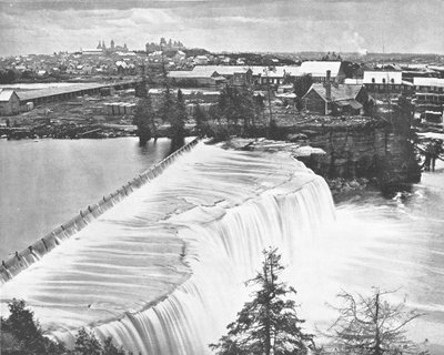 Ottawa, Kanada, von den Rideau Falls von Unbekannt