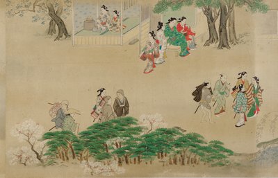 Freizeitaktivitäten im Freien, Edo-Periode, 1615-1868 von Unbekannt