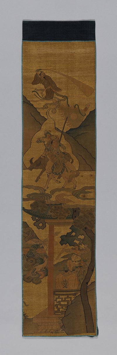Panel Möbelstoff, China, Qing-Dynastie 1644-1911, 1800-1900 von Unbekannt