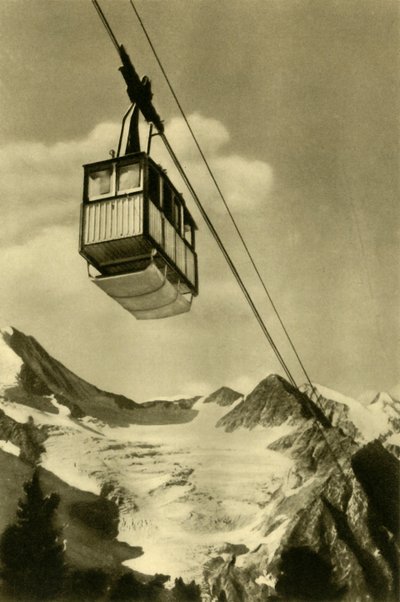 Patscherkofelbahn, Innsbruck, Tirol, Österreich, um 1935 von Unbekannt