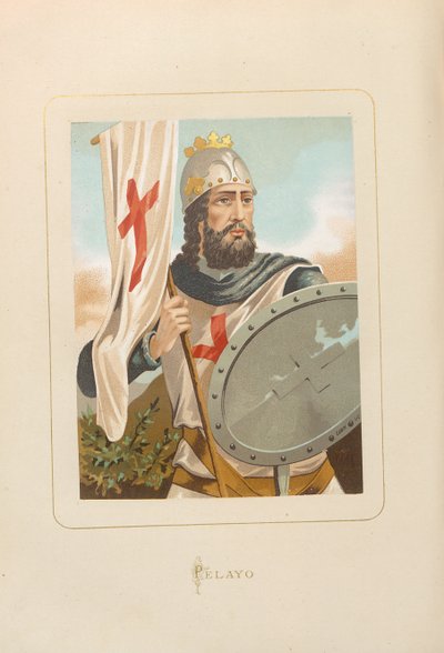 Pelagius von Asturien, 1875-1877 von Unbekannt