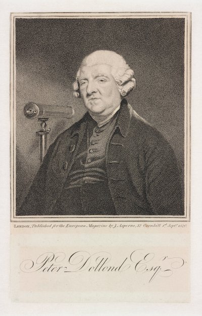 Peter Dollond, englischer Optiker, ca. 1800 von Unbekannt