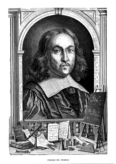 Pierre de Fermat, französischer Mathematiker des 17. Jahrhunderts, 1870 von Unbekannt