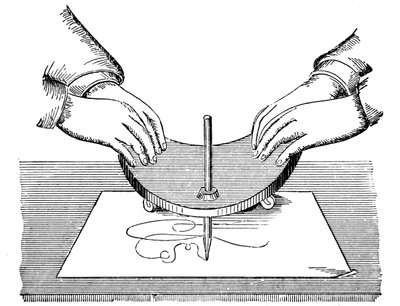 Planchette oder Ouija-Brett, 1885 von Unbekannt