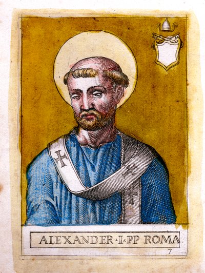 Papst Alexander I. von Unbekannt