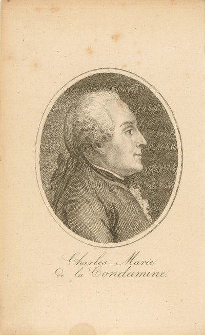 Porträt von Charles-Marie de La Condamine 1701-1774 von Unbekannt