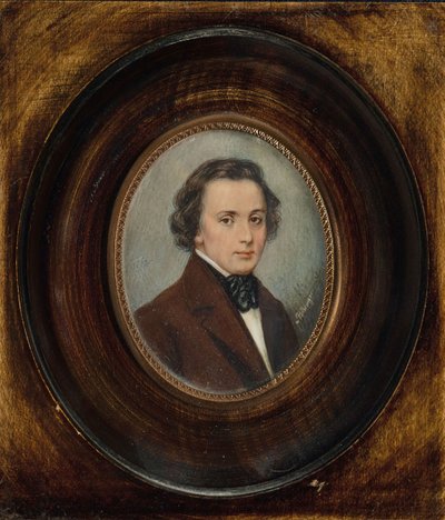 Porträt von Frédéric Chopin 1810-1849 von Unbekannt